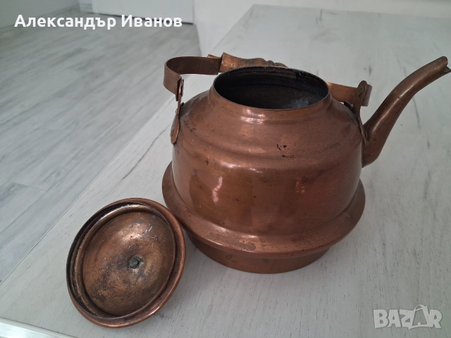 Стар чайник Албания, снимка 4 - Други ценни предмети - 55084664