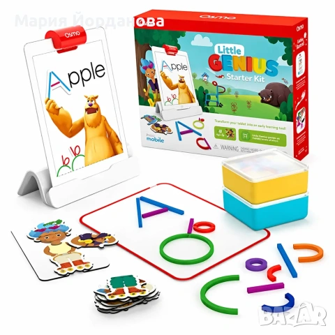 Osmo Little Genius Starter Kit Образователен STEM Комплект за iPad