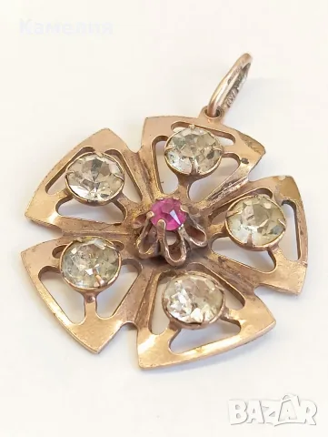 Руско сребро. Висулка , снимка 10 - Колиета, медальони, синджири - 55664605