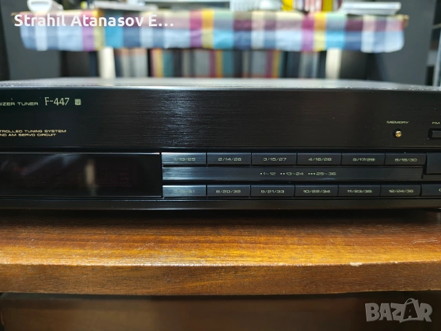 Pioneer F-447 Стерео Тунер, снимка 5 - Радиокасетофони, транзистори - 54108733