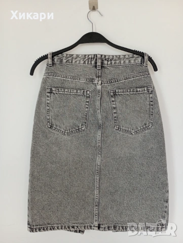 Дънкова пола Pull & Bear XS/32 размер, снимка 7 - Поли - 54698259