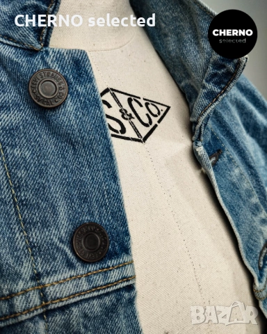 Мъжко синьо дънково яке LEVI’S Trucker Denim Jacket – размер L , снимка 16 - Якета - 54018884