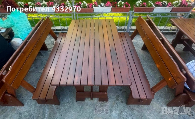 Комплект маси за ресторант, снимка 4 - Маси - 54905006