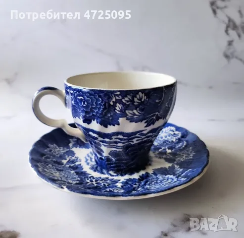 Троен порцеланов сет, снимка 4 - Чаши - 55341323
