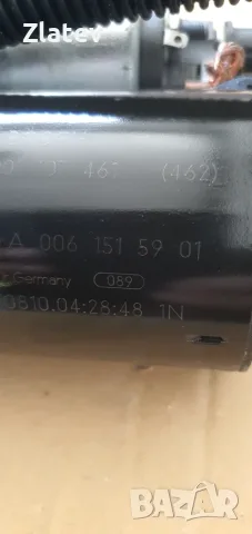 Оригинален стартер Bosch с кабел за Mercedes SL (R230) / E-Class – A0061515901, снимка 6 - Части - 55625289