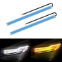 LED дневни светлини (DRL) тип лента 60 см с динамичен мигач LED FLOW, IP65, авто тунинг 10190, снимка 1