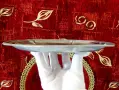 Калаена чиния,фруктиера,цветя,25 см. , снимка 3