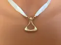 Guerlain Чокър Декоративно Бижу Дамско Колие Сатен Чарм, снимка 2