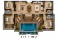 Сглобяема къща с басейн LUXURY RESIDENCE | 135 м², снимка 2