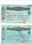 Лот от 11 бр. оригинални британски банкови чека и разписки от 1931-1932 г. (Пълен комплект / Ефемера, снимка 6