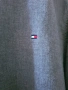 Tommy Hilfiger риза XL Regular Fit 100% памук сива, плътна материя, снимка 4
