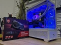 Бял геймърски компютър Ryzen 5600/RX6700XT 12GB/Aio/16 Ram/512 ssd/700W, снимка 1