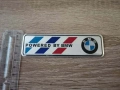 сребрист стикер Powered by BMW, снимка 3