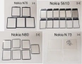 Стъкла за Nokia 5610,5200,5300,6288,6270,6280,6300,6500 slide,6233,6131,6100,7610,N73,N70,N80,6110, снимка 1