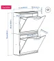 	Шкафове IKEA TRONES за съхранение на обувки и други вещи, снимка 4