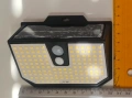 Комплект от 3 Нови Соларни LED лампи със сензор за движение IP65, снимка 9