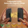 Комплект 2 акумулаторни джобни нагреватели 9000 mAh с Power Bank хендхолдър за отопление на ръце, снимка 2