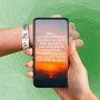 БИБЛИЯ Гривна с библейски стихове с NFC музикална гривна Носима библейска християнска гривна Ежедне, снимка 2