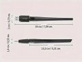 USB WiFi 6 Адаптер 286Mbps 2.4GHz 802.11ax Безжичен Приемник за Лаптоп Компютър Windows Linux, снимка 2