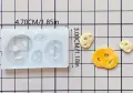 6 миниатюрни тарталети кошнички силиконов калъп молд бижутерски сладкарски смола изделия , снимка 7
