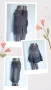 Три броя / Маркова дънкова пола "MNG / Mango", "Camaieu" и "Denim & Co" / XS / M , снимка 1