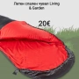 Летен спален чувал Living & Garden син и червен, снимка 2