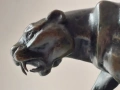 WMF-Посребрена фигура на куче 1910-1925 год.Прекрасна авторска бронзова фигура''ПАНТЕРА'', снимка 13