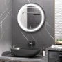 LED Димируемо огледало за баня Ф60 Kleankin, снимка 1