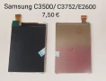 Дисплей за Samsung S5230,S5570,S3370,S3650,E2600,C3050,C3500,S5350,S5830,S5560,i5500,B5702,C3501,B55, снимка 7