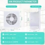 FanGoFast 100mm вентилатор за баня с таймер, снимка 5
