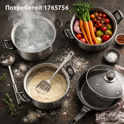 комплект тенджери , снимка 4 - Съдове за готвене - 54724471