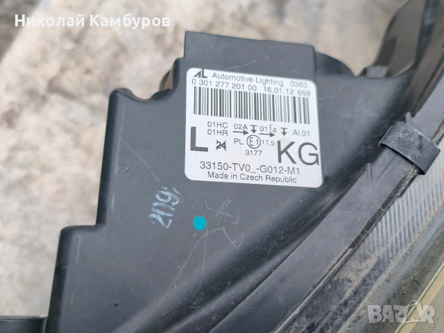Фарове за Хонда Сивик 9, снимка 6 - Части - 54882208