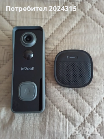Продавам Kамера звънец ieGeek Bell J9 Plus – Smart Video Doorbell, снимка 2 - Камери - 54675706