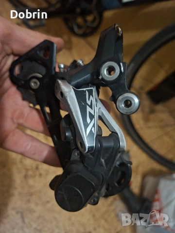 Заден дерайльор Shimano RD-M7000-11 SLX GS и команда за него sl-m7000-11