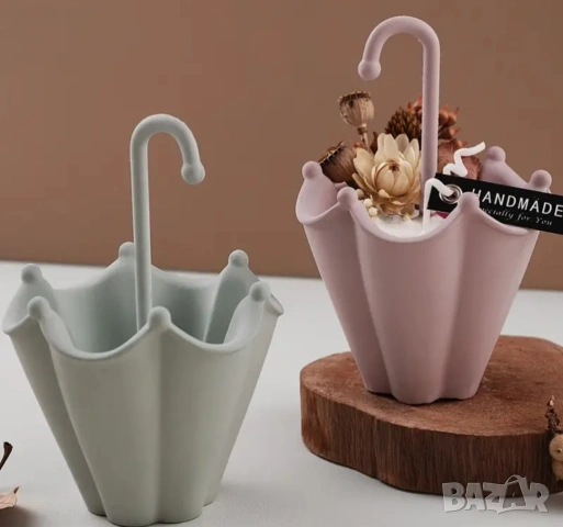 Молд кашпа чадър, снимка 3 - Форми - 54343818