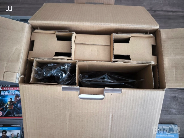 PS3 Slim (120GB) Хакнат Пълен комплект в КУТИЯ + 31 игри (ТОП комплект), снимка 2 - PlayStation конзоли - 54981695