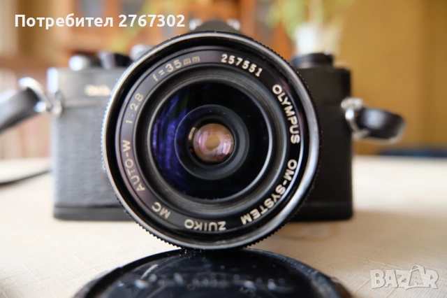 Olympus OM-2n & Olympus Zuiko Auto-w 35mm f2.8 - OM Mount, снимка 3 - Фотоапарати - 54203883