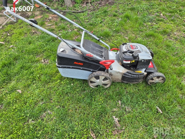 Бензинова косачка "AL-KO 190cc" с Кош, снимка 3 - Градинска техника - 54036287