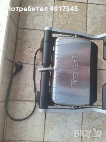 Optigrill tefal + плочи за гофрети и тавичка, снимка 2 - Скари - 55649452