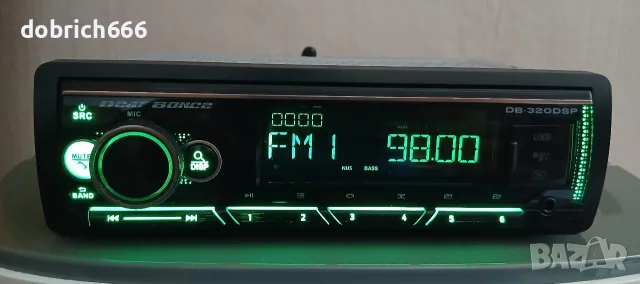 CD USB Bluetooth SD радио за кола Deaf Bonce флашка блутут карта памет DB-320DSP 70 евро , снимка 4 - Аксесоари и консумативи - 55426892