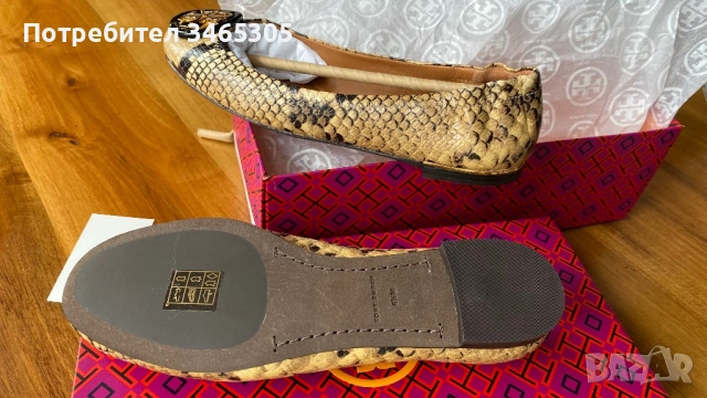 Tory Burch балерина змийски дамски обувки, снимка 3 - Дамски елегантни обувки - 54663697