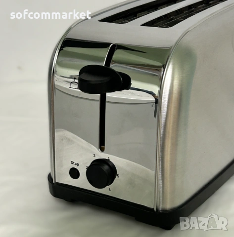 НОВ Тостер Moulinex Classic LS330D (1400W, за 4 филии) – С гаранция!, снимка 4 - Тостери - 54689158