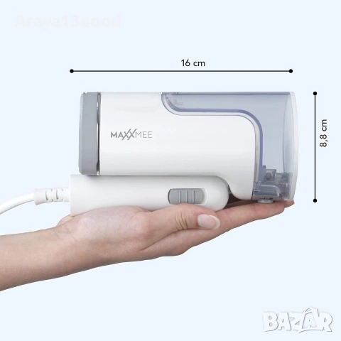 Сгъваема парна четка MAXXMEE 1200W с бързо загряване и вертикална пара, снимка 4 - Ютии - 55133082