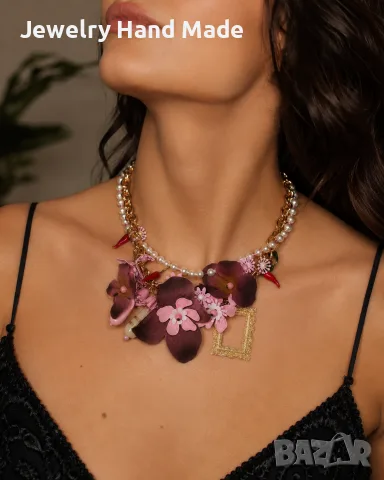Уникално и стилно колие "Vintage", снимка 3 - Колиета, медальони, синджири - 55682991