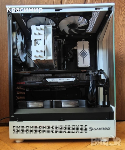 Геймърски компютър Ryzen 5 7500f, AMD Radeon 6800xt,32gb ddr5,1tb nvme, снимка 2 - Геймърски - 53140981