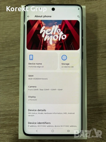 Motorola Edge 60 256gb/12gb, снимка 4 - Motorola - 54479602
