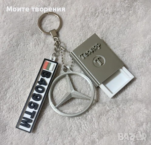 Персонализиран ключодържател с номер, емблема и мини книжка – подарък за шофьор, снимка 2 - Аксесоари и консумативи - 54184961