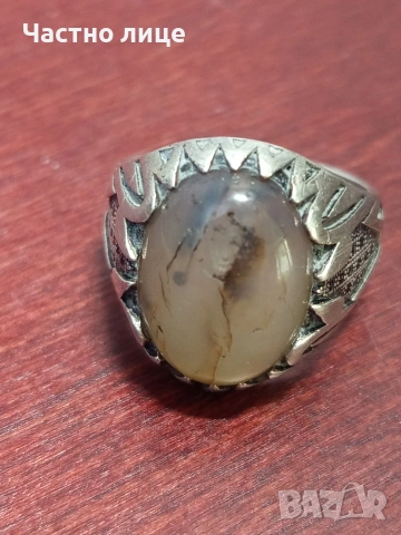 Мъжки сребърен пръстен, снимка 4 - Пръстени - 54266784