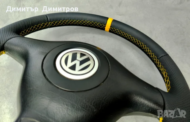 претапициран волан за golf 4,passat,bora,seat, снимка 4 - Части - 55327845