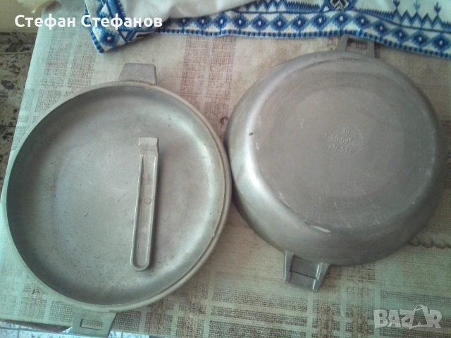 Продавам алуминиев тиган с капак